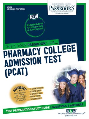 cover image of PHARMACY COLLEGE ADMISSION TEST (PCAT)